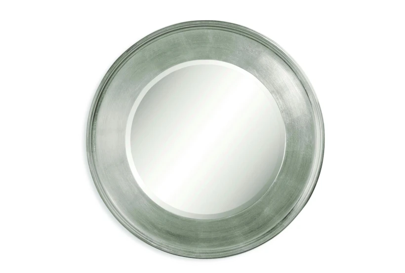 36X36 Silver Leaf Bold Frame Round Wall Mirror - 360
