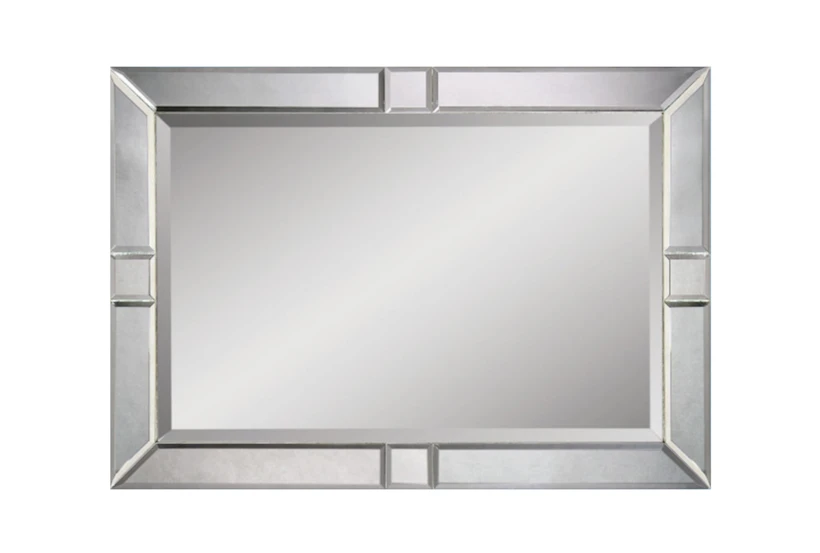 30X42 Beveled Segmented Cut Square Rectangular Wall Mirror - 360