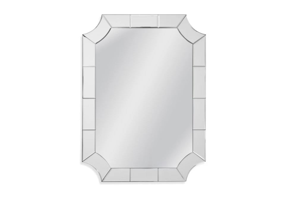 30X40 Curved Cut Corner Rectangle Wall Mirror