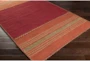 5'x7'5" Rug-Tassel Cotton Flatweave Orange - Detail
