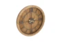 Wood Metal Circle Wall Clock - Signature