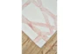 8'x11' Rug-Blush Pink Tie Dye Trellis - Detail