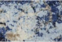 10'2"x13'7" Rug-Royal Blue Distressed Medallion - Detail