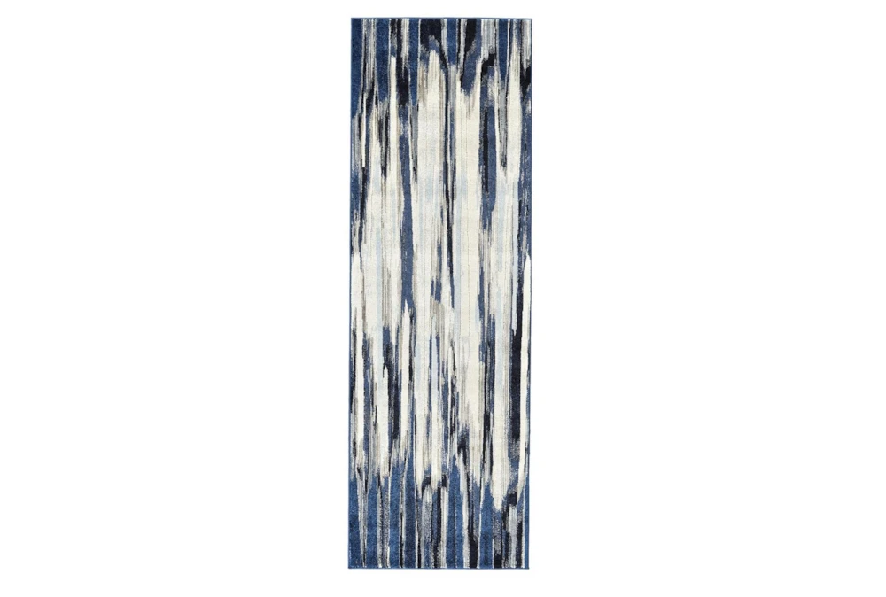 2'6"x8' Rug-Royal Blue Watermark Strie