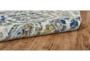 5'x8' Rug-Cobalt And Yellow Large Medallion - Back