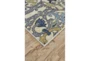 8'x11' Rug-Cobalt And Yellow Damask - Front