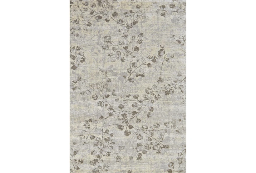 5'x7'5" Rug-Grey And Buttercream Faded Vines - 360
