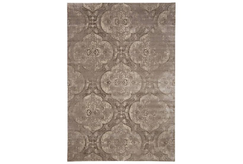 5'x7'5" Rug-Grey And Buttercream Faded Medallions - 360