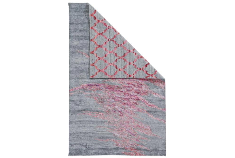 7'2"x8'3" Rug-Reversible Red Static