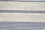 4'x6' Rug-Recycled Pet Navy Pin Stripes - Detail