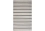 5'x8' Rug-Recycled Pet Black Pin Stripes - Signature