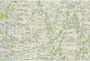 2'x3' Rug-Green And Oatmeal Shibori Harlequin - Detail