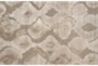 9'6"x12'6" Rug-Pewter And Cream Ikat - Detail