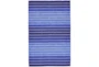2'x3' Rug-Indigo Ombre Stripe Flat Weave - Signature
