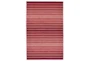 5'x8' Rug-Red Ombre Stripe Flat Weave - Signature