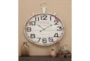 36 Inch Old Town White Washed Wall Clock - Room