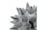 3 Piece Set Silver Spiked Table Decor - Detail
