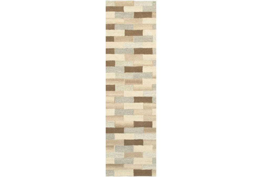 2'5"x8' Rug-Weston Brick Pattern