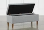 Dean Charcoal Storage Bench - Top