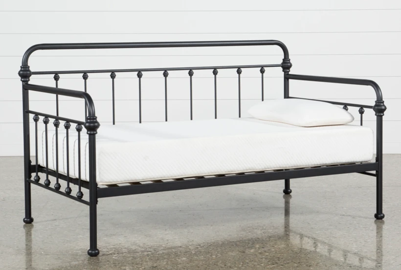 Knox Black Metal Twin Daybed - 360