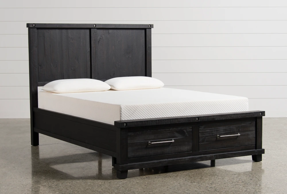 Jaxon Espresso Full Wood Storage Bed