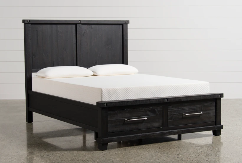 Jaxon Espresso Full Wood Storage Bed - 360