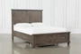 Jaxon Grey Full Wood Storage Bed - Signature