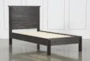 Larkin Espresso Twin Wood Panel Bed - Slats