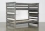 Summit Grey Twin Over Twin Wood Bunk Bed - Slats