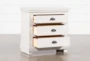 Sinclair Pebble 31" 3-Drawer Nightstand With USB - Storage