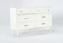 Alton White II 6-Drawer Dresser - Side