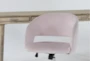 Allen Computer Desk + Phoebe Blush Office Chair - Detail