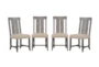 Jaxon Grey Wood Dining Side Chair Set Of 4 - Signature