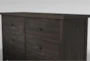Dean Sand Twin Upholstered 3 Piece Bedroom Set With Larkin Espresso II Dresser & Nightstand - Detail