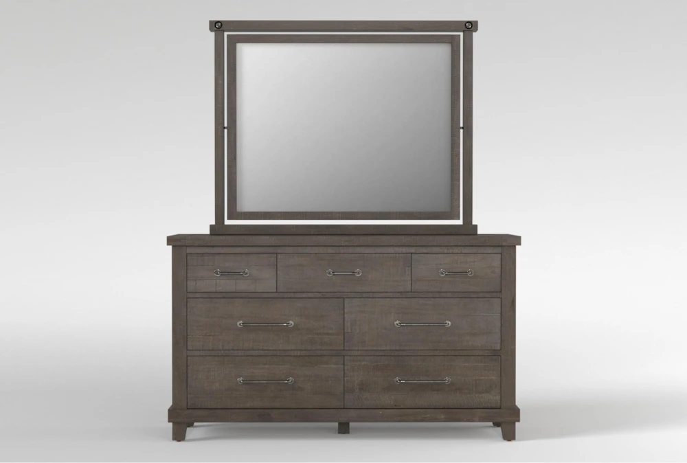 Jaxon Grey II 7-Drawer Dresser/Mirror