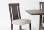 Jaxon Grey 76-96" Extendable Dining With Wood Chair Set For 6 - Detail