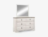 White 6 Drawer Dressers + Chests