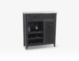 Black Home Bars And Wine Cabinets