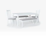 Farmhouse Dining Room Sets With Bench