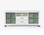 TV Stand With Glass Doors
