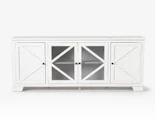 White Rustic TV Stand