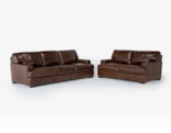 Leather Sofa and Loveseats