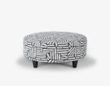 Round Upholstery Ottomans