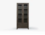 Accent Cabinets + Chests With Glass Doors