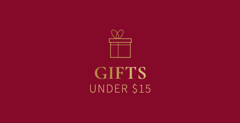 Gifts under $15 animation.