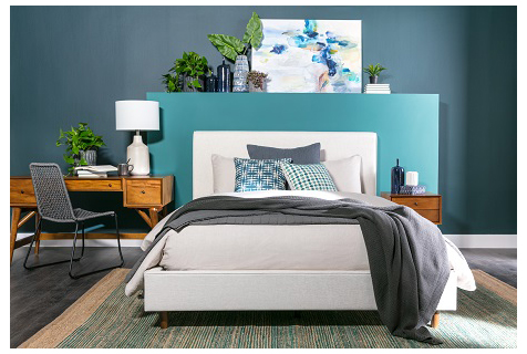 Awesome grey and teal bedroom The Color Teal A Complete Styling Guide Living Spaces