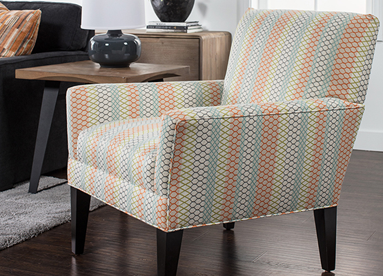 transitional accent chair