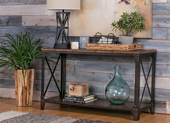 A Console Table And Side, Wall Tables For Living Room