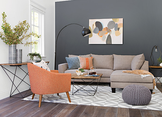 Orange Interiors: Why Pumpkin Spice Décor Is All the Rage | Living Spaces