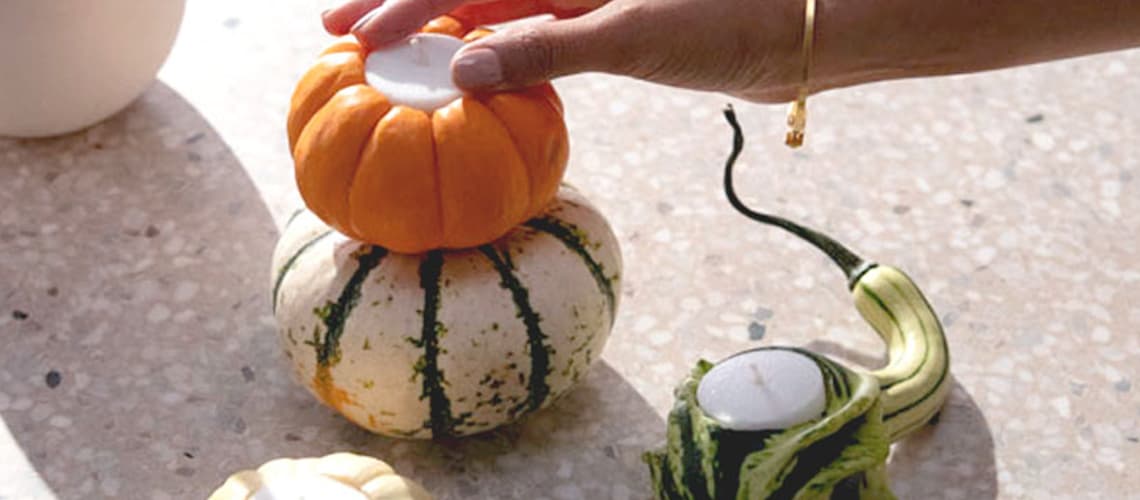 gourd candles